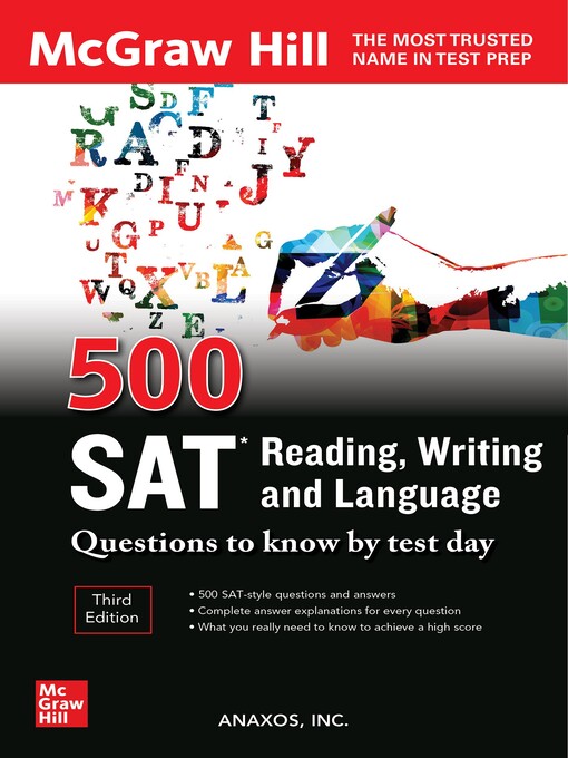 Title details for 500 SAT Reading, Writing and Language Questions to Know by Test Day by Anaxos Inc. - Available